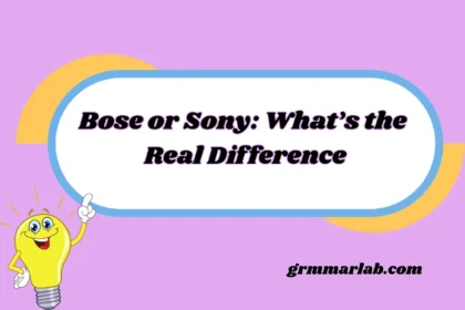 Bose or Sony: What’s the Real Difference