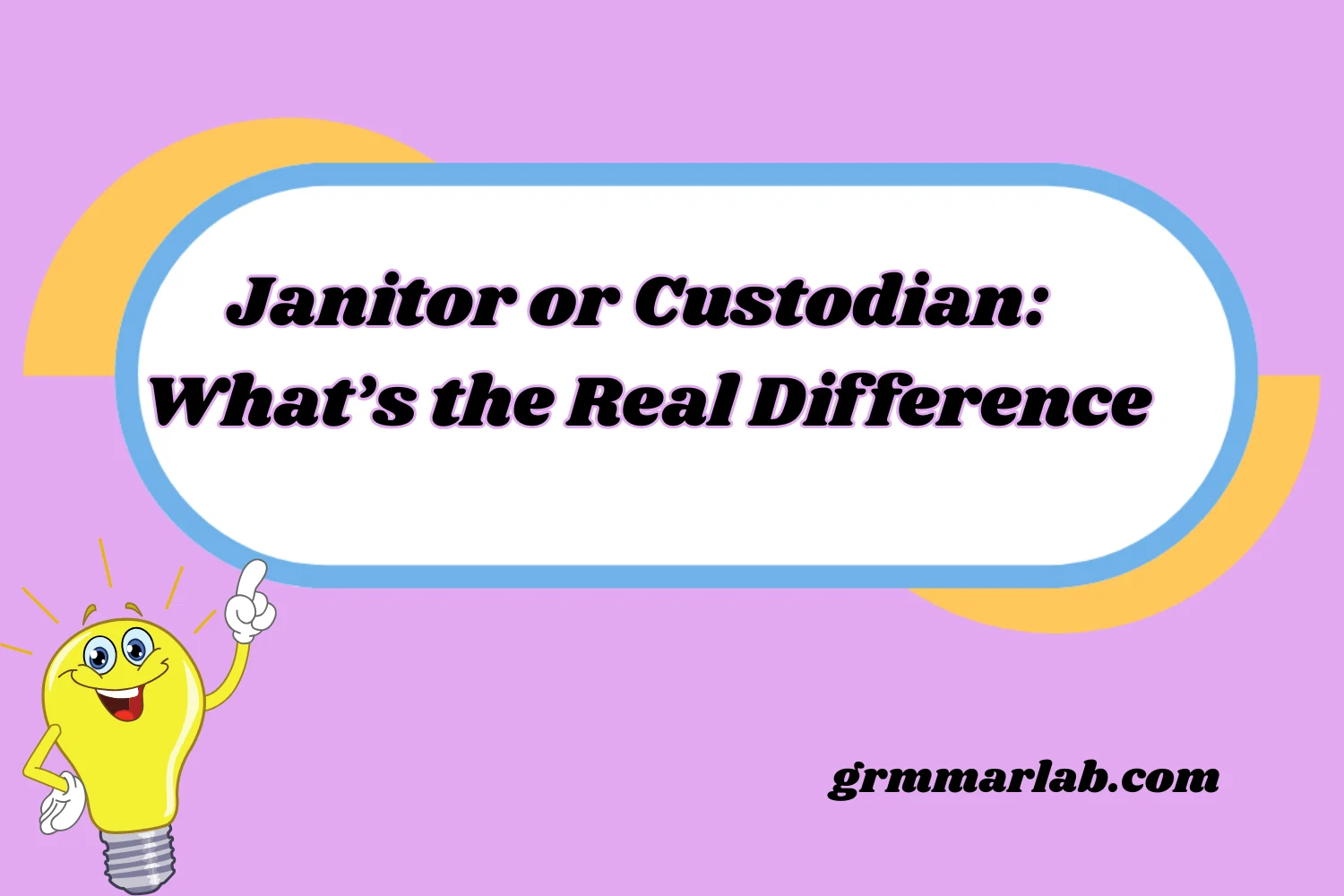 janitor or custodian