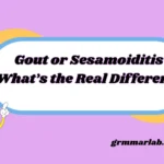 Gout or Sesamoiditis