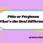 Pitts or Ferguson What’s the Real Difference?