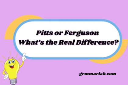 Pitts or Ferguson What’s the Real Difference?