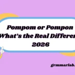 Pompom or Pompon