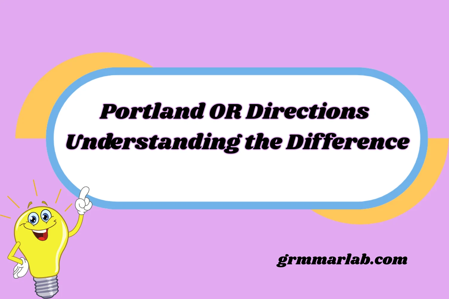 Portland OR Directions Understanding the Difference