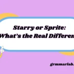 Starry or Sprite: What’s the Real Difference