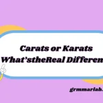 Carats or Karats