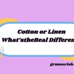Cotton or Linen