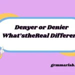 Denyer or Denier