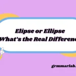 Elipse or Ellipse