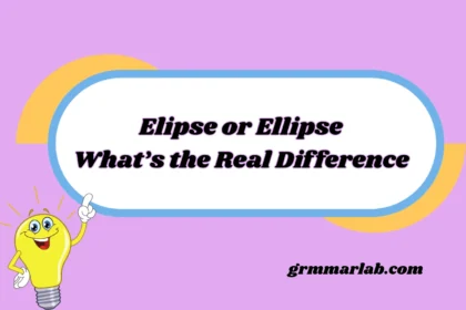 Elipse or Ellipse