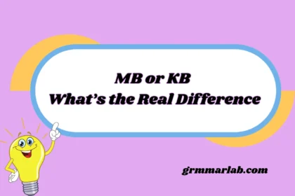 MB or KB