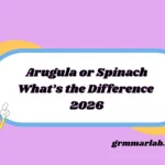Arugula or Spinach