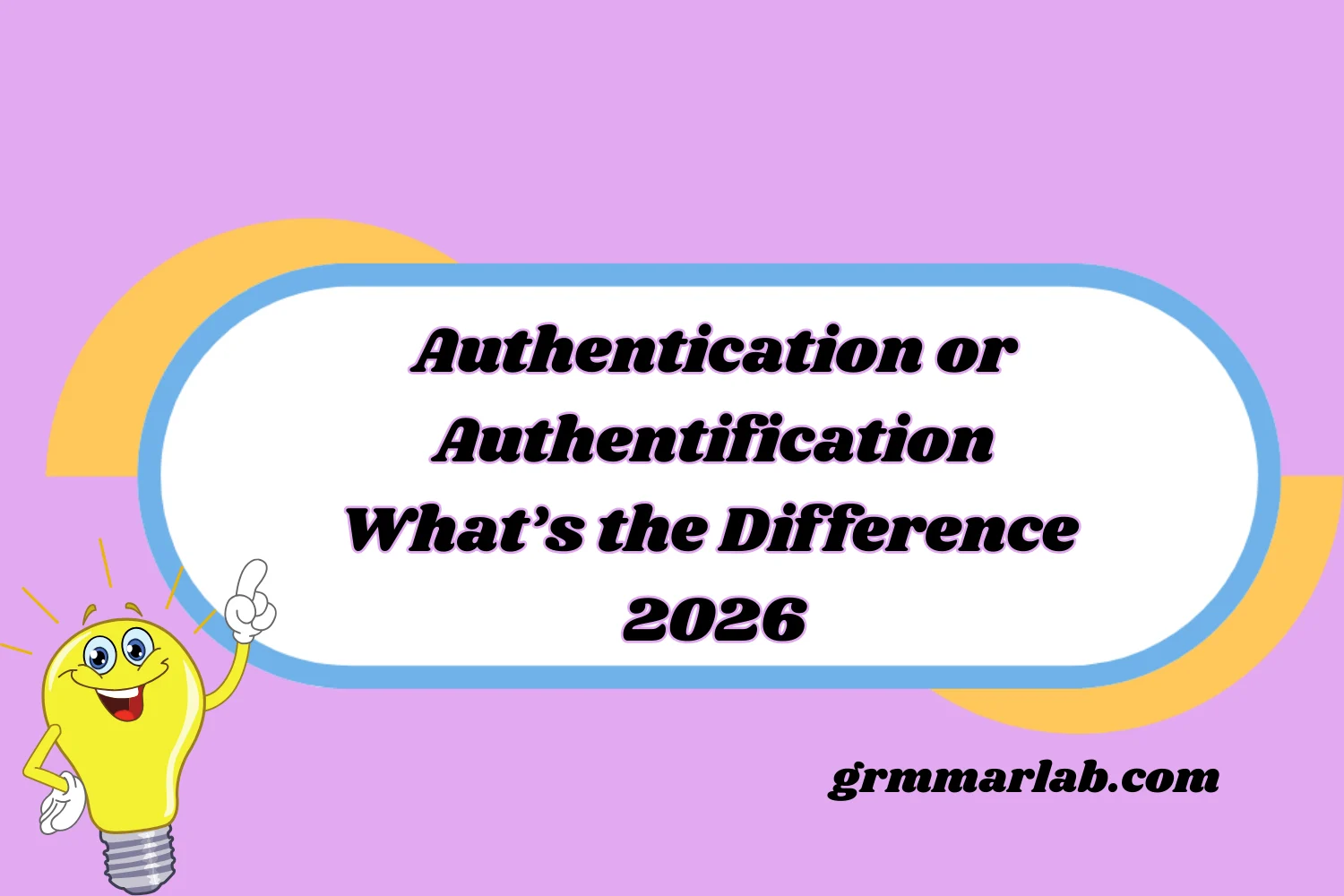 Authentication or Authentification