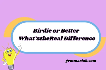 Birdie or Better