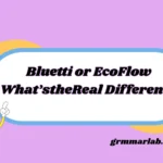 Bluetti or EcoFlow