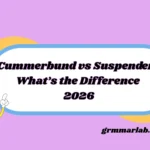 Cummerbund vs Suspenders