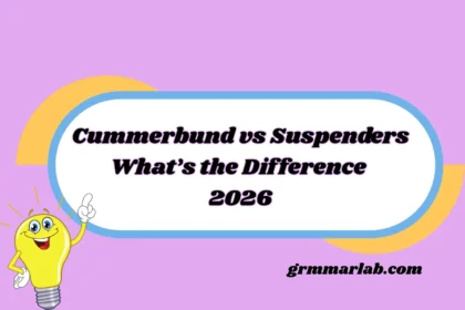 Cummerbund vs Suspenders