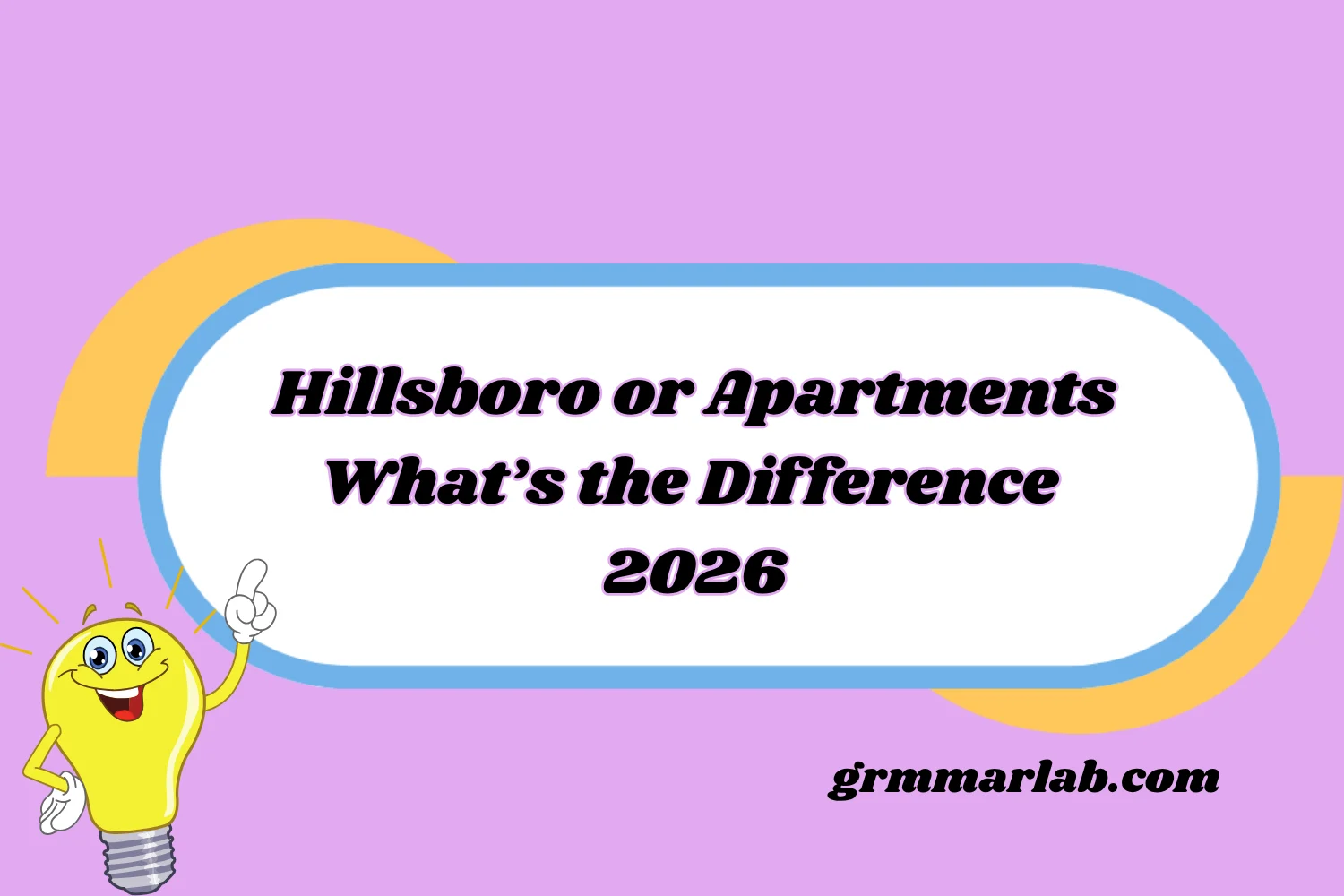 Hillsboro or Apartments