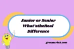 Junior or Senior