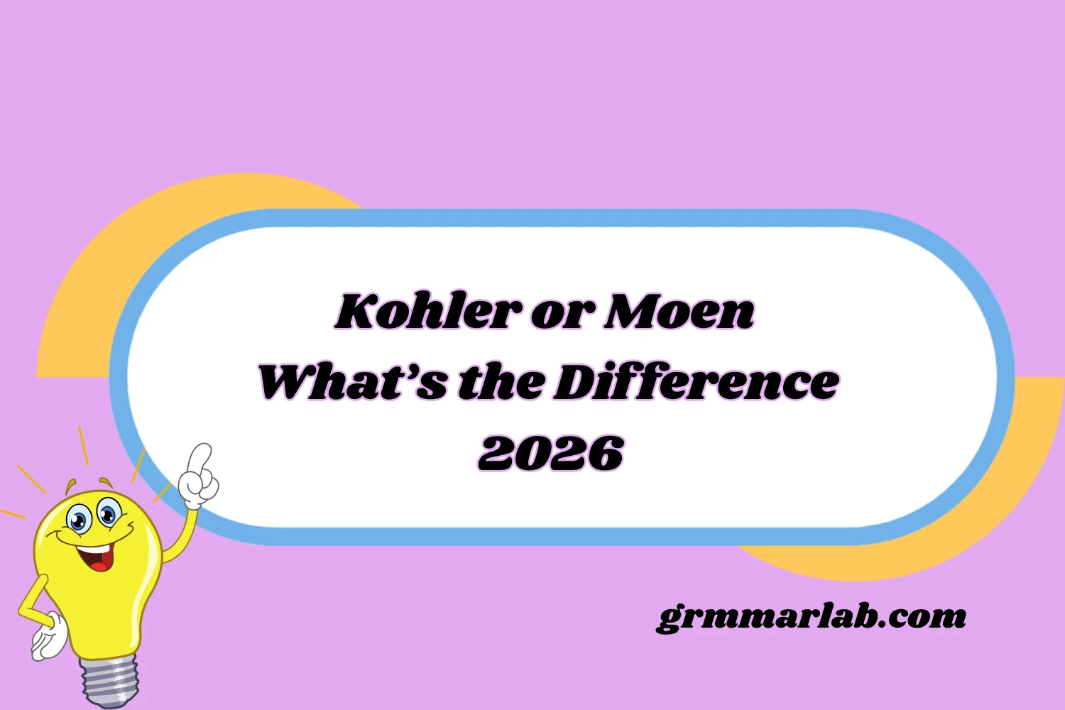 Kohler or Moen