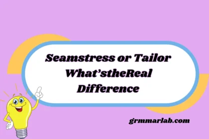 Seamstress or Tailor