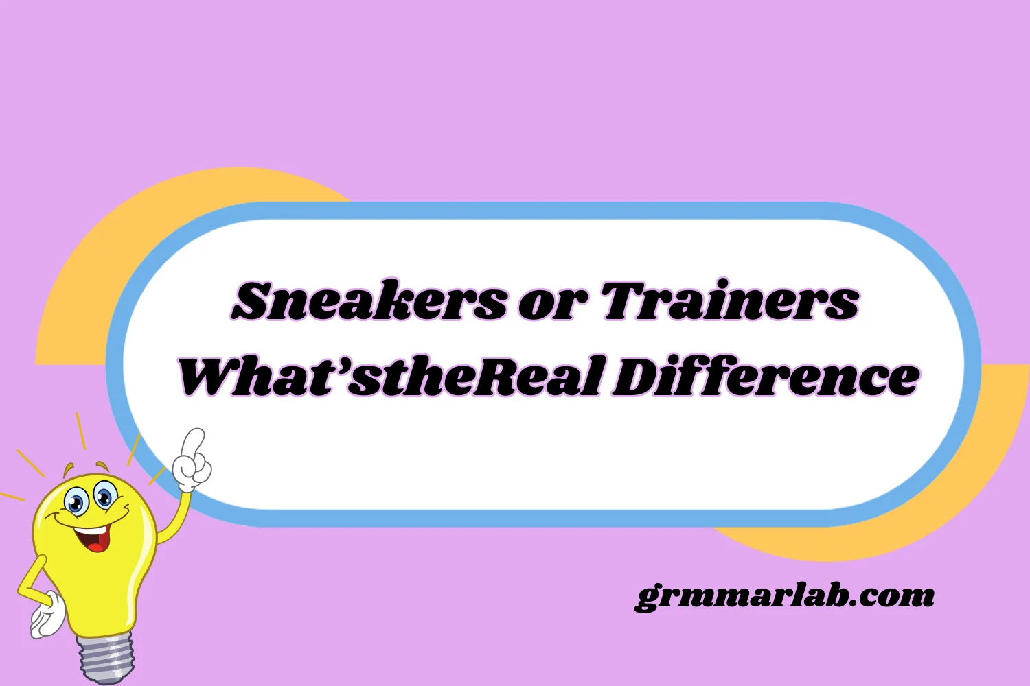 Sneakers or Trainers