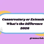 conservatory or extension