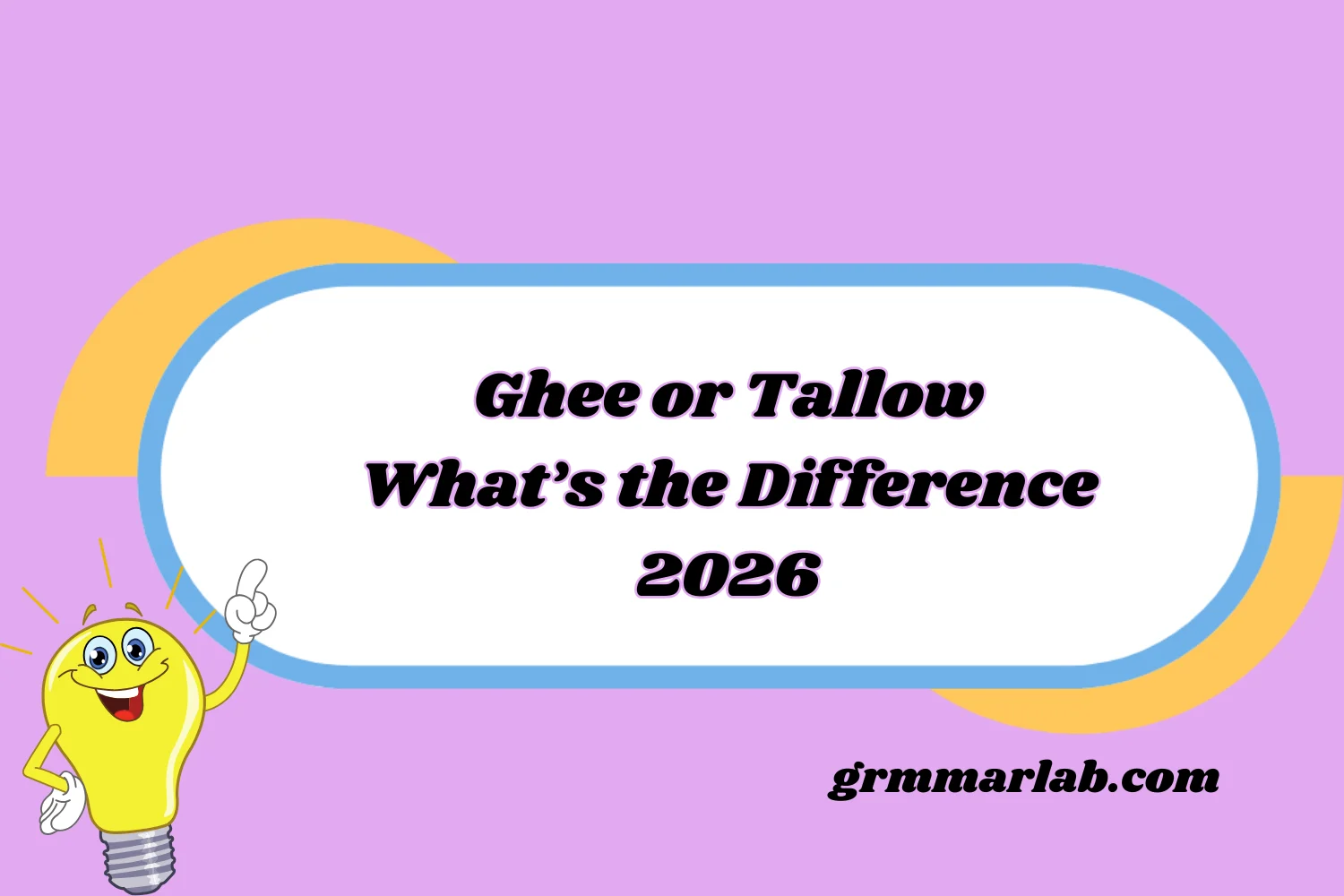 Ghee or Tallow