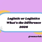 Logistic or Logistics