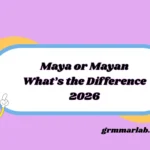Maya or Mayan
