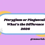 Pterygium or Pinguecula