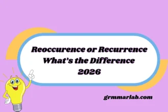 Reoccurence or Recurrence