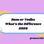 Rum or Vodka