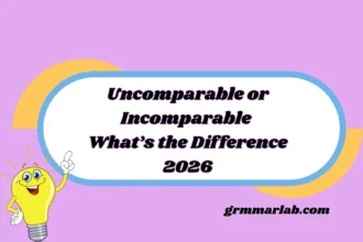 Uncomparable or Incomparable