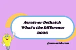 Aerate or Dethatch