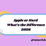 Apple or Hard