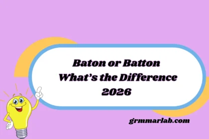 Baton or Batton