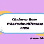 Chaine or Rose