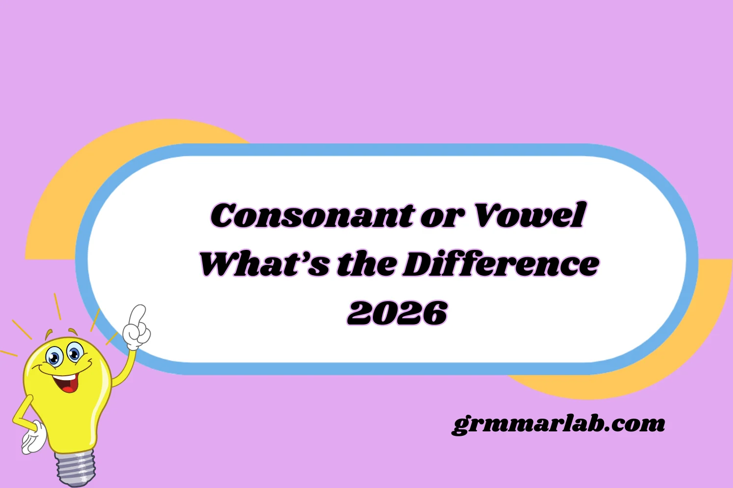 Consonant or Vowel