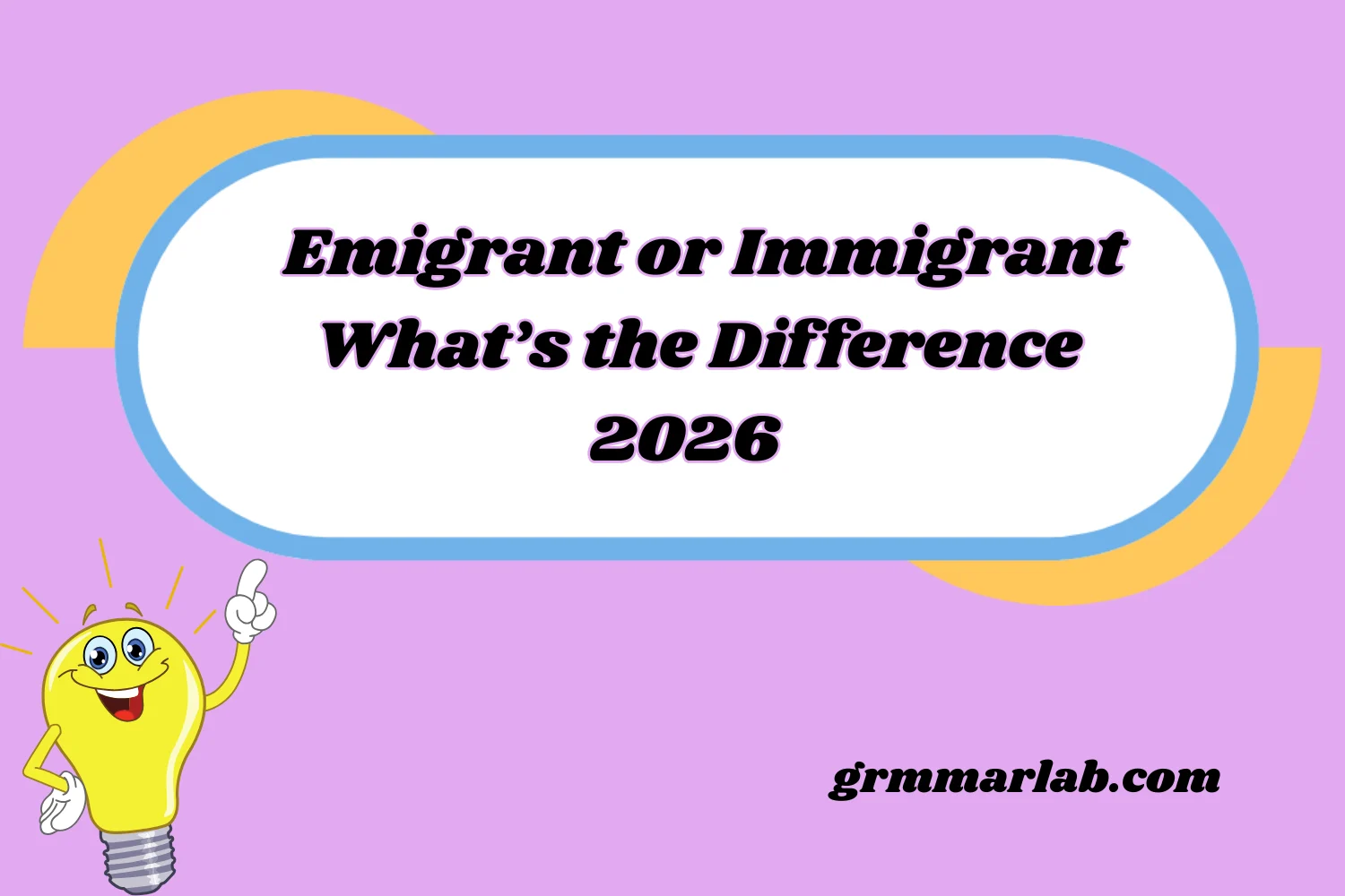 emigrant or immigrant