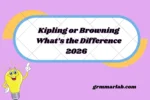 Kipling or Browning