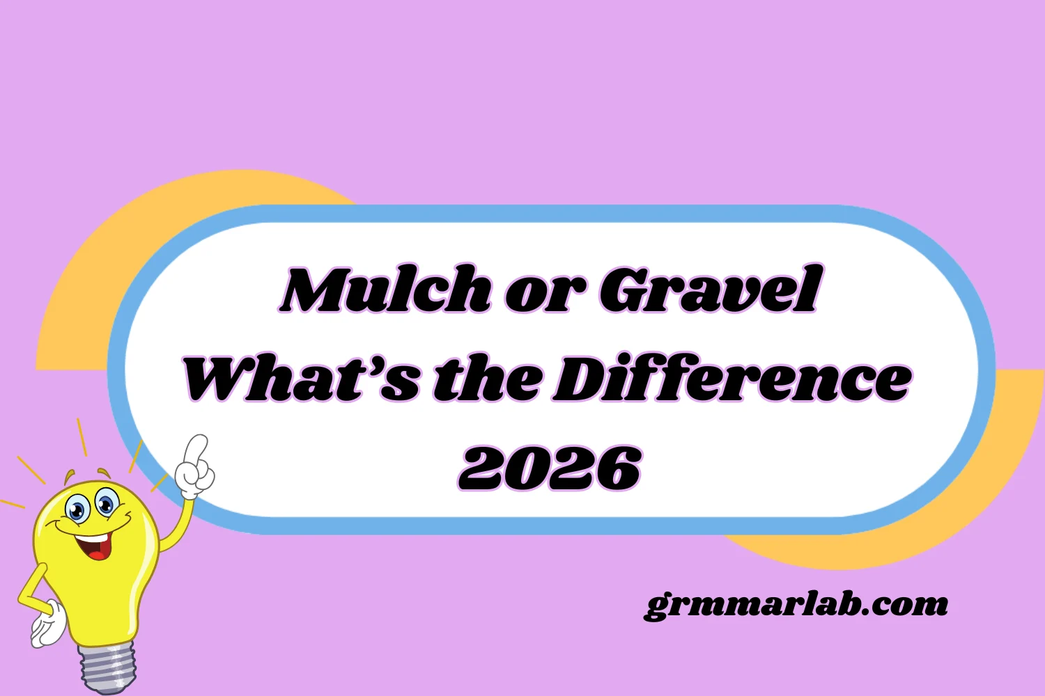 mulch or gravel