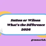 Sutton or Wilson