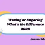 Waxing or Sugaring