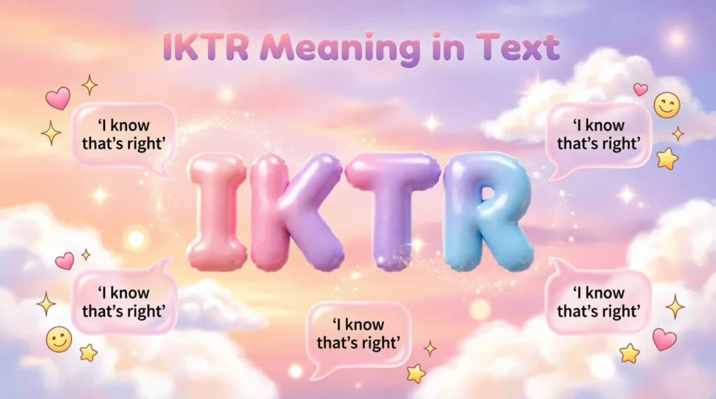 IKTR Meaning in Text
