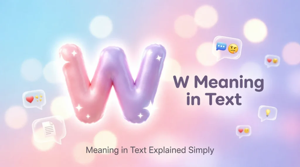 W Meaning in Text