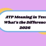 ATP Meaning in Text
