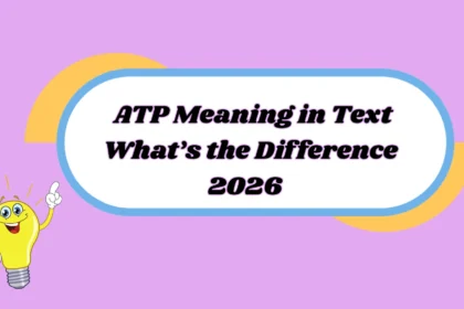 ATP Meaning in Text