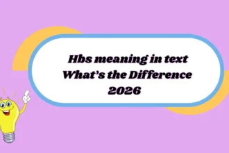 hbs meaning in text