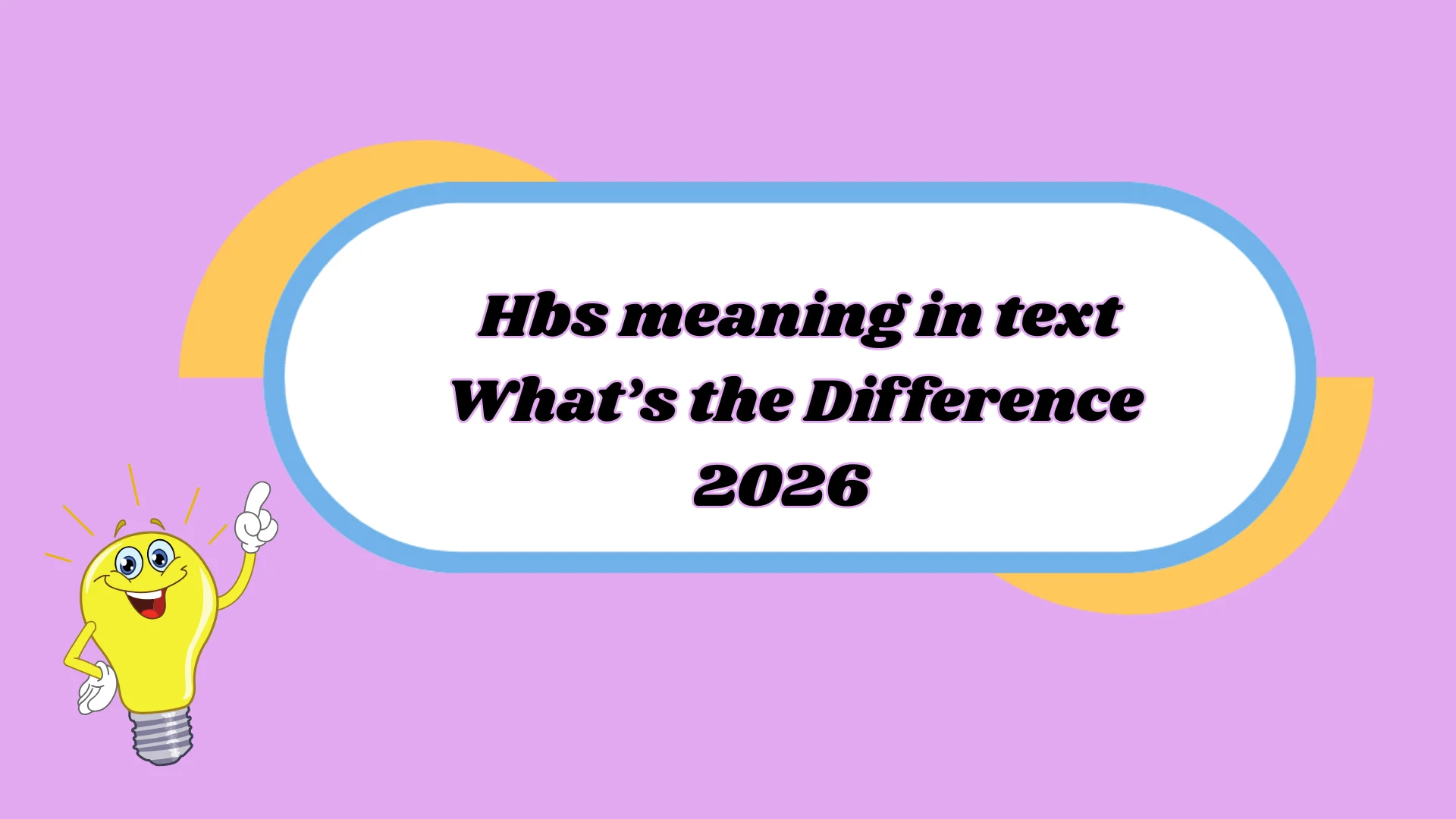 hbs meaning in text