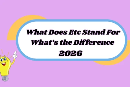 What Does Etc Stand For